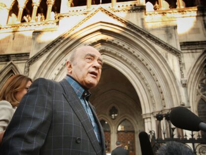 LONDON - FEBRUARY 18: Harrods owner Mohamed Al Fayed arrives at the High Court on February