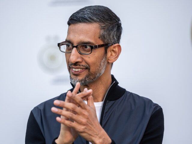 Google boss Sundar Pichai Celebrates