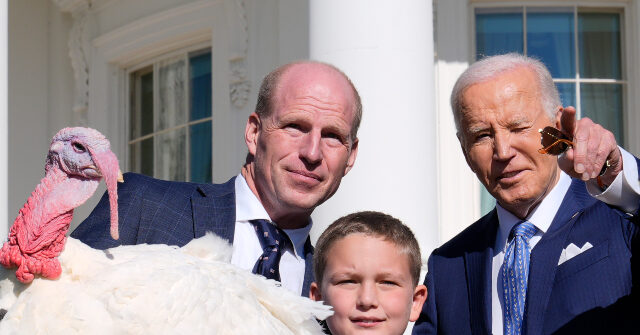 WATCH: President Joe Biden Pardons Thanksgiving Turkeys for Final Time