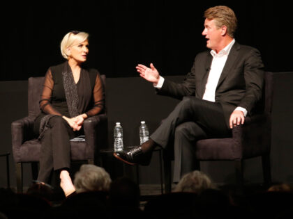 Mika Brzezinki and Joe Scarborough speak on stage at the 2018 New Yorker Festival - MSNBC