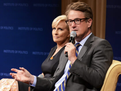 WASHINGTON, DC - JULY 12: Joe Scarborough and Mika Brzezinski take part in "The David Rube