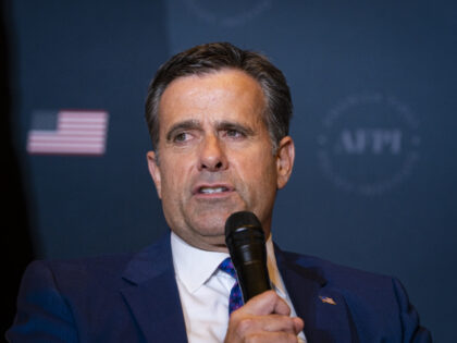 John Ratcliffe, former director of National Intelligence, speaks during the America First