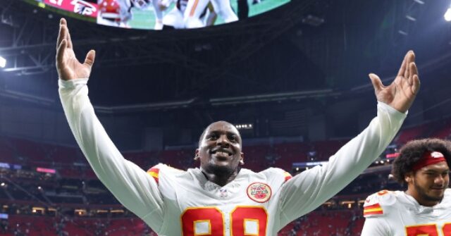 WATCH: Chiefs' Tershawn Wharton Saves Young Fan Who Falls over Stadium Railing