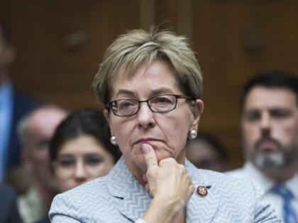 Rep. Marcy Kaptur, D-Ohio, attends the House Intelligence Committee hearing featuring test