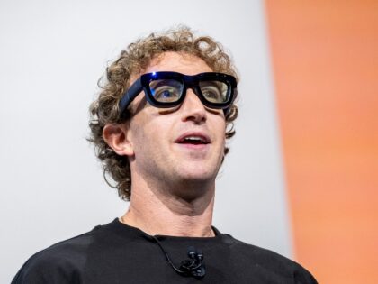 Mark Zuckerberg with his goofy glasses