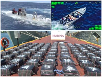 Mexican Navy Seizes 4 Tons of Cocaine (Photos: Government of Mexico and U.S. Coast Guard)