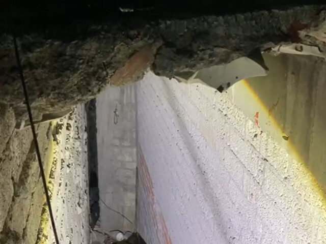 Entrance to a narco tunnnel found in Mexico City. (Credit: Mexico City SCC)