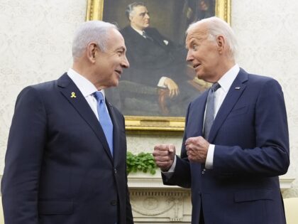 Netanyahu and Biden (Susan Walsh / Associated Press, File)