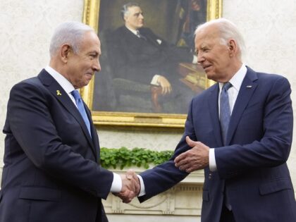 President Joe Biden meets with Israeli Prime Minister Benjamin Netanyahu in the Oval Offic