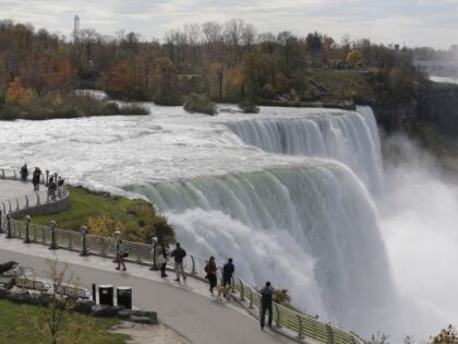 Niagara Falls are seen from Niagara Falls, N.Y., Tuesday, Oct. 29, 2019. (Seth Wenig/AP)