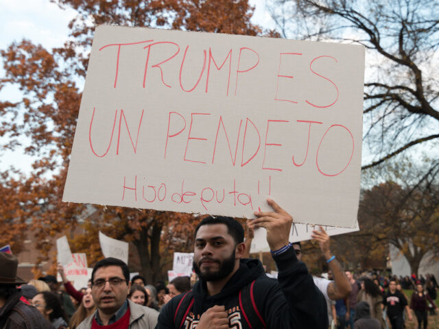 As part of a nationwide series of university student walkouts in protest of Republican Pre