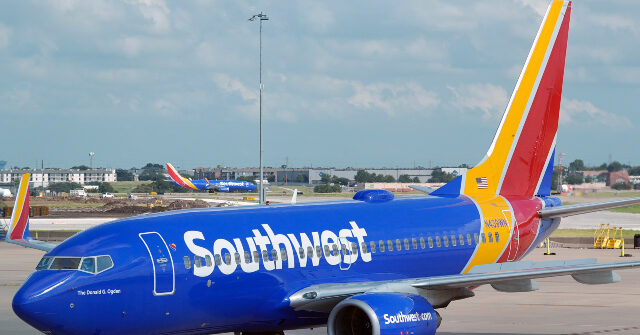 Southwest Plane Struck by Bullet at Dallas Airport, Suspect at Large