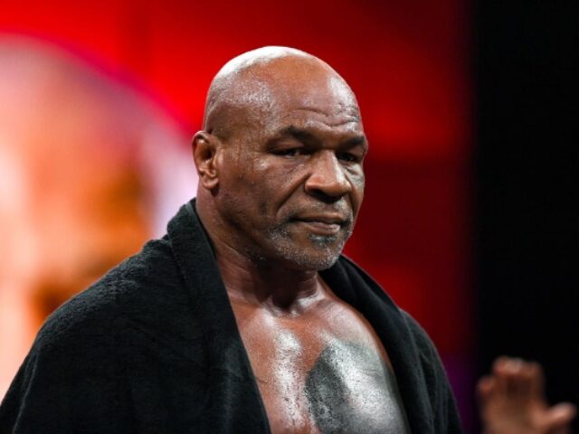 Texas , United States - 12 November 2024; Mike Tyson during an open workout session, held