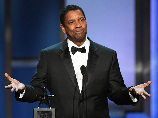 HOLLYWOOD, CALIFORNIA - JUNE 06: Honoree Denzel Washington speaks onstage during the 47th