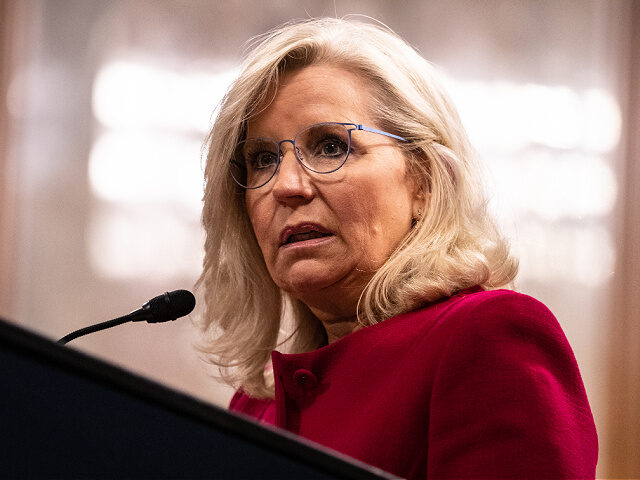 WASHINGTON, DC - JUNE 13: Liz Cheney, former Republican representative from Wyoming, speak