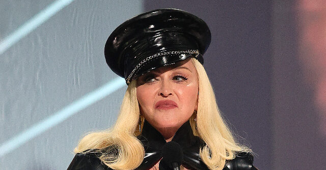 Madonna Struggles to Cope with Kamala Losing, Stuffs Her Face with 'F*ck Trump' Cake