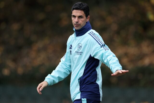 Arsenal manager Mikel Arteta