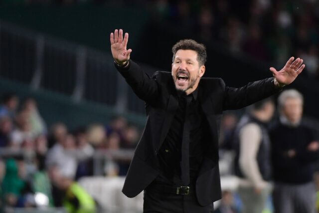 Atletico Madrid coach Diego Simeone says all La Liga matches should have been postponed ou