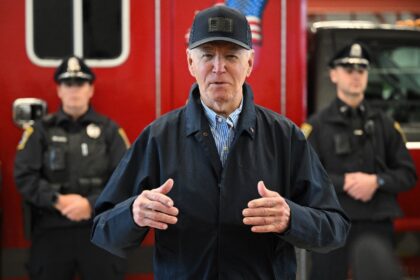 Biden spoke to reporters in Nantucket, Massachusetts, where he is spending his last Thanks