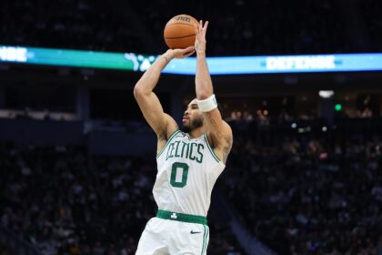 Boston's Jayson Tatum scored 31 points and grabbed 12 rebounds to lead the Celtics in an N