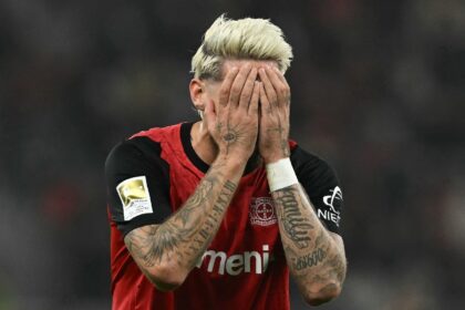 Don't look now: Bayer Leverkusen's German midfielder Robert Andrich