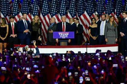 Donald Trump celebrated his 2024 election victory with his relatives