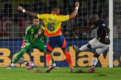 Enner Valencia grabbed the winner as Ecuador upset Colombia 1-0 in South American World Cu