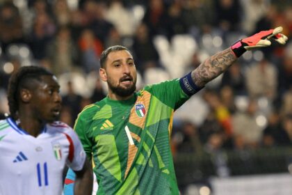 Gianluigi Donnarumma captains Italy who face France on Sunday