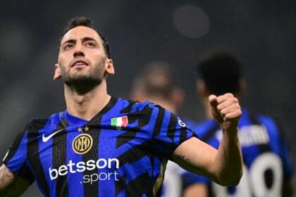 Hakan Calhanoglu netted the winner for Inter Milan against Arsenal