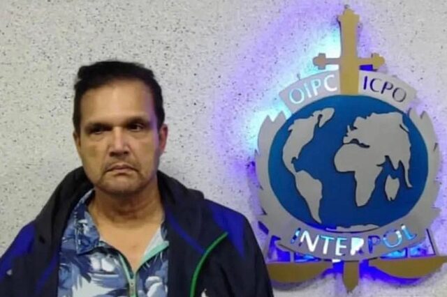 A handout picture from September 2022 from Interpol Venezuela of Leonard Glenn Francis, th