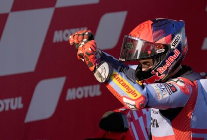 Jorge Martin won his first world title after finishing third at the Barcelona MotoGP