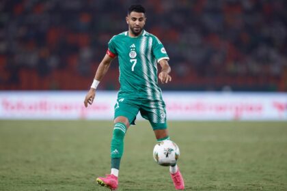 Riyad Mahrez scored for Algeria in a 2025 Africa Cup of Nations rout of Liberia