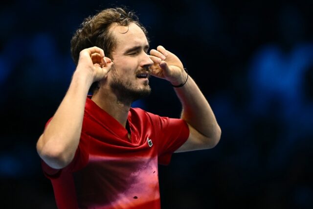 Russia's Daniil Medvedev bounced back to form at the ATP Finals