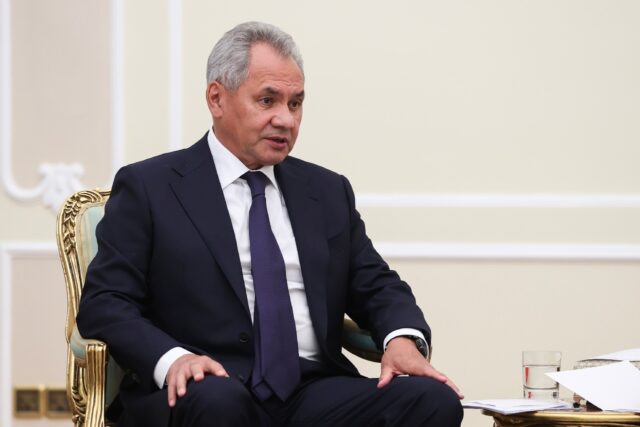 Russia's Sergei Shoigu, seen here during a meeting with the Iranian president, will be in