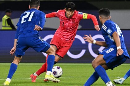 Son Heung-min scored his 50th goal for South Korea against Kuwait in World Cup qualifying