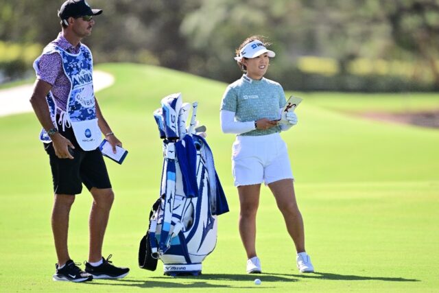 South Korea's Jeon Ji-won shared the first-round lead at the LPGA Annika tournament