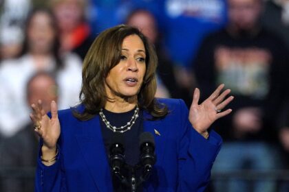 In each important speech she makes, Kamala Harris speaks about one woman first and foremos