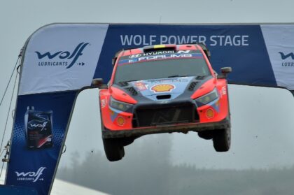 Thierry Neuville and co-driver Martijn Wydaeghe came fourth in Chile but lead the champion