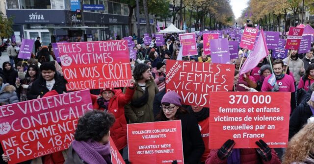 Protests Erupt Across France Against Violence Toward Women