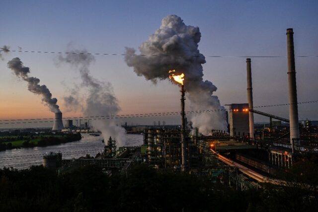 ThyssenKrupp's plant in Duisburg, western Germany, where the company plans to reduce outpu