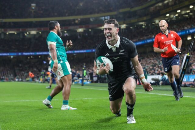 New Zealand full-back Will Jordan scored their only try in a deserved 23-13 win over world