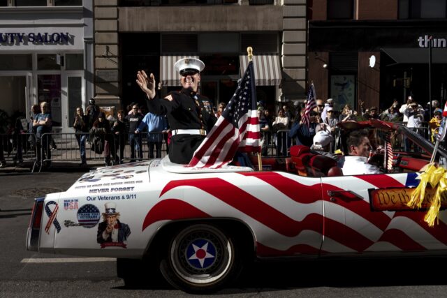 APTOPIX Veterans Day Parade The Associated Press