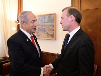 Benjamin Netanyahu and Jake Sullivan (Koby Gideon / GPO)