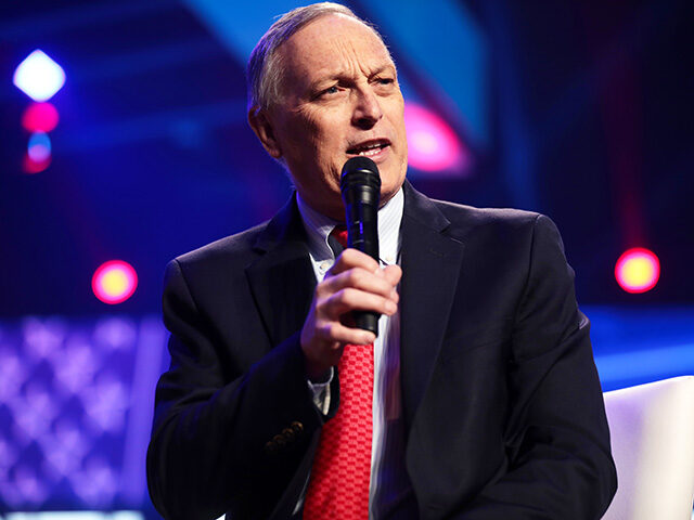 U.S. Congressman Andy Biggs speaking with attendees at the 2021 AmericaFest at the Phoenix