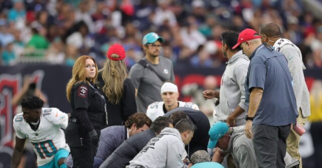 VIDEO: Dolphins' Grant DuBose Stretchered off the Field After Scary Hit