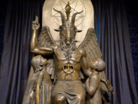 Satanic Temple’s Baphomet Display Outside New Hampshire State House Destroyed