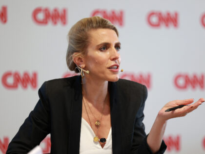 CNN Chief International Correspondent Clarissa Ward attends the conversation with CNN Chai