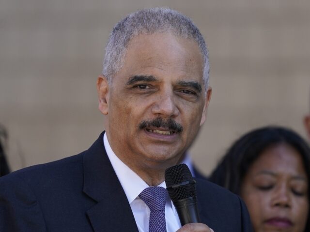 Former U.S. Attorney Gen. Eric Holder, who is senior counsel at Covington & Burling, a