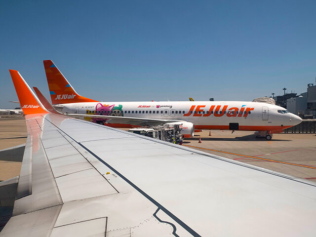 South Korea: plane of the South Korean airline Jeju Air at Seoul Incheon International Air