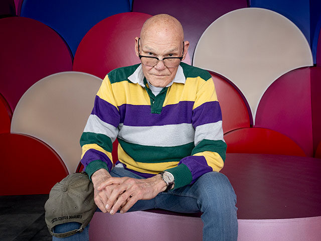 James Carville poses for a portrait at the 27th SCAD Savannah Film Festival on October 31,